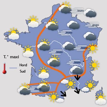 Généralement gris et calme jusqu'à Noël
