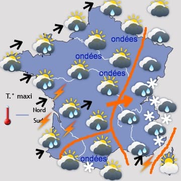 Vendredi très agité sur la moitié Nord avant un Noël calme
