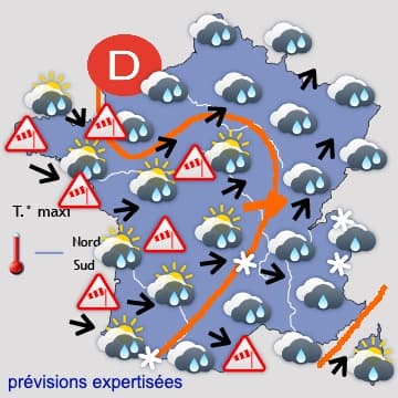 Un peu mieux sur la moitié Sud à partir de mardi