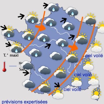 Redoux temporaire, notamment au Sud