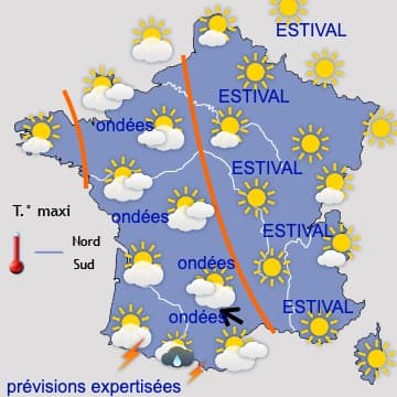 La situation météo devient ESTIVALE !!