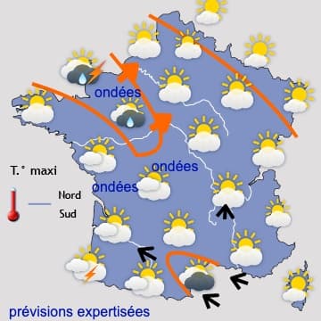 Un risque d'orages de plus en plus présent jusqu'à dimanche