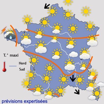 Beau jusqu'à vendredi, puis de plus en plus perturbé !