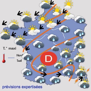 Mardi plus sec, avant le retour des orages sur la moitié Sud